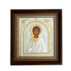 Icoana Maica Domnului din Vladimir 19x26 cm Icoana argint Sf.Inger