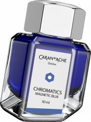 Cerneala calimara Calimara Caran d'Ache Magnetic blue 50ml